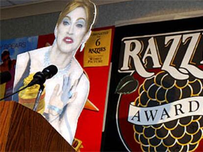 En la noche del sábado se concedieron los Premios Razzie, en los que <i>Swept Away, </i>la película protagonizada por Madonna, se llevó cinco galardones, entre ellos, a la peor actriz.