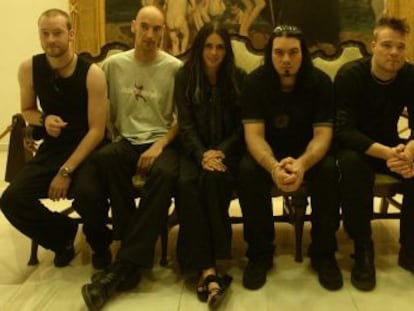 El grupo de rock holandés Within Temptation.