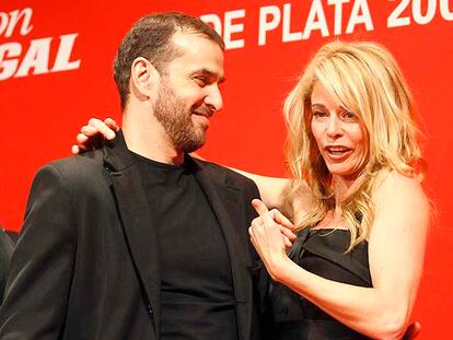 Belén Rueda y Luis Merlo, anoche en los Fotogramas de Plata 2007.