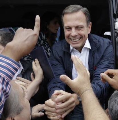 Doria, durante un acto de campa?a.