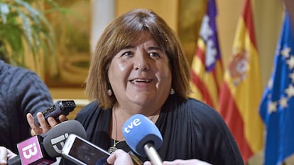 La presidenta del Parlamento balear, Xelo Huertas.