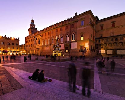 La plaza de Neptuno de Bolonia.