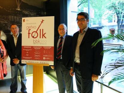 Presentación XXVIII. Festival Internacional de Folk de Getxo esta mañana. 