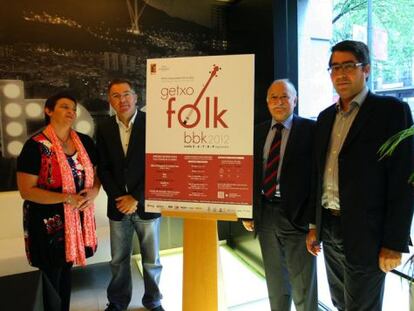 Presentación XXVIII. Festival Internacional de Folk de Getxo esta mañana. 