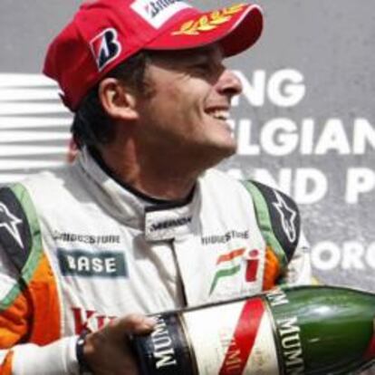 El piloto italiano Giancarlo Fisichella