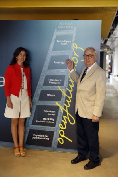 Ana Segurado y Luis Solana, responsables de Open Future de Telefónica