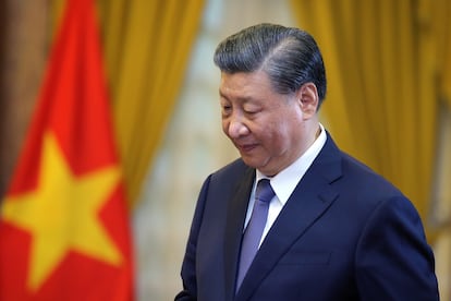 El presidente chino Xi Jinping durante una visita a Vietnam.