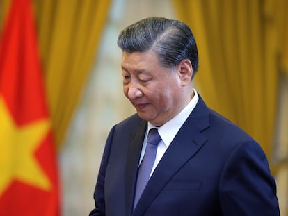 El presidente chino Xi Jinping durante una visita a Vietnam.