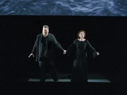 Montaje de Tristán e Isolda de Peter Sellars y Bill Viola.