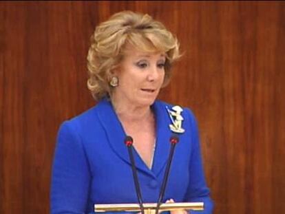 Aguirre ataca a Rubalcaba y a los 'indignados'