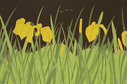 &#39;Yellow Flag&#39; (2003), óleo de Alex Katz.