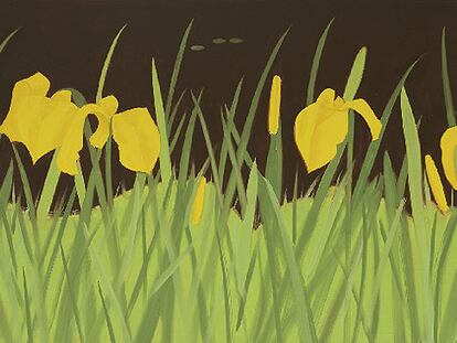 'Yellow Flag' (2003), óleo de Alex Katz.