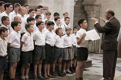 Un fotograma de <i>Los chicos del coro</i>.