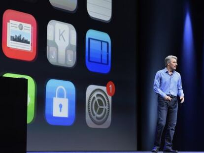 Craig Federighi, vicepresident de 'software' d'Apple.