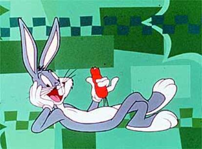 Imagen del famoso conejo animado Bugs Bunny.