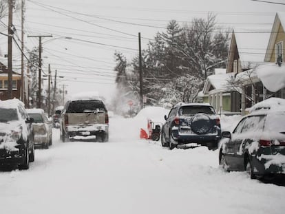 Una calle de Erie, en Pennsylvania, el pasado martes.