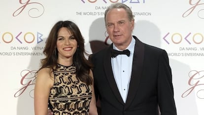 Bertín Osborne y su mujer, Fabiola Martínez.