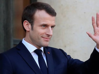 Emmanuel Macron, el pasado miércoles en París.