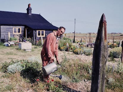 Derek Jarman, en Prospect Cottage, entre 1989-1991.