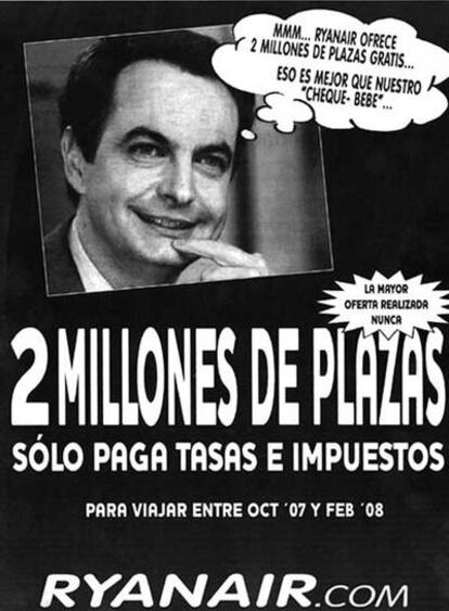 El polémico anuncio de Ryanair.