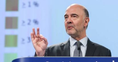 El comisario europeo de Asuntos Económicos, Pierre Moscovici,