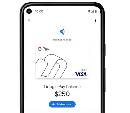 Nueva tarjeta VISA de Google Pay.