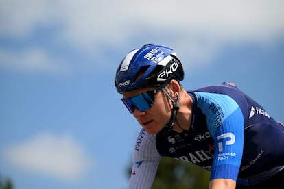 Chris Froome, antes de la Dauphine 2024, en tierras francesas.