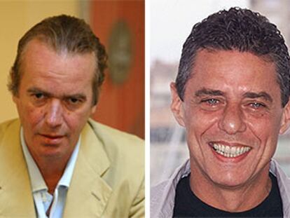 El británico Martin Amis (a la izquierda) y el barsileño Chico Buarque coincidirán en Parati.