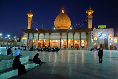 El Mausoleo de Shah-e Cheragh, en la ciudad persa.