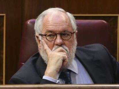 Miguel Arias Cañete, en el Congreso de los Diputados.