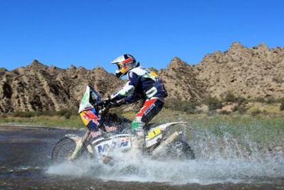 Marc Coma, durante el Dakar de 2011.