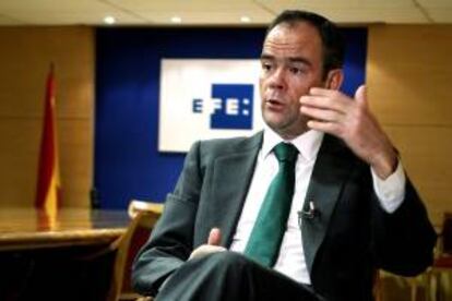 El consejero delegado de Ferrovial, Íñigo Meirás, durante una entrevista con Efe. EFE/Archivo