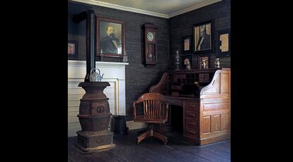 Despacho de Jasper Newton Daniel, más conocido como Jack Daniel, en Lynchburg (Tennessee, EE UU).