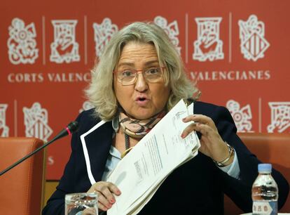 La portavoz de Justicia del Grupo Parlamentario Popular en las Cortes Valencianas María José Ferrer San Segundo.