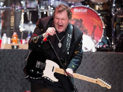 Meat Loaf, durante una actuación el 11 de mayo de 2013 en Zwolle (Países Bajos).