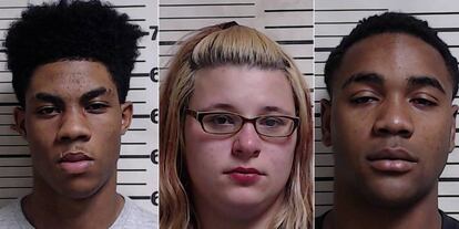 Los tres adolescentes detenidos en EE UU por secuestro y agresión sexual.