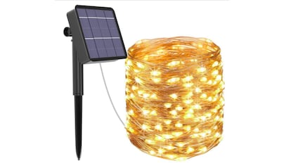 Guirnalda de luces solares para exterior de Kolpop, varios colores