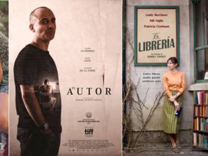 Los carteles de las películas nominadas en los Goya 2018