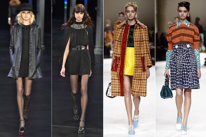 Saint Laurent : Runway - Paris Fashion Week Womenswear Spring/Summer 2015