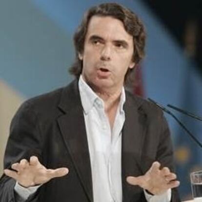 El ex presidente del Gobierno, José María Aznar