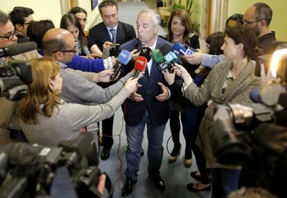 El secretario general del PsdG-PSOE, Pachi V&aacute;zquez 