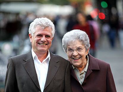 Ricard Vinyes y Maria Salvo, en Barcelona.