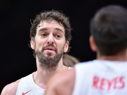 Pau Gasol, durante la final del Eurobasket.