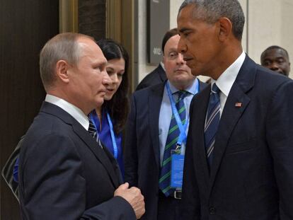 Putin y Obama, el pasado 5 de septiembre en la cumbre del G20 en Hangzhou (China).