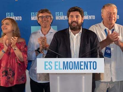 El presidente en funciones de la Región de Murcia, Fernando López Miras, valora los resultados de las elecciones generales del 23-J en la comunidad autónoma.