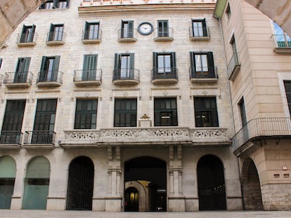 Façana de l'Ajuntament de Girona, en una imatge cedida per la institució.