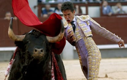 El diestro Diego Silveti, en la Feria de San Isidro de Madrid. 