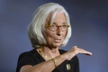 La directora gerente del Fondo Monetario Internacional (FMI), Christine Lagarde.