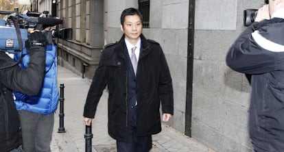 Gao Ping acude a la Audiencia Nacional en noviembre de 2012.