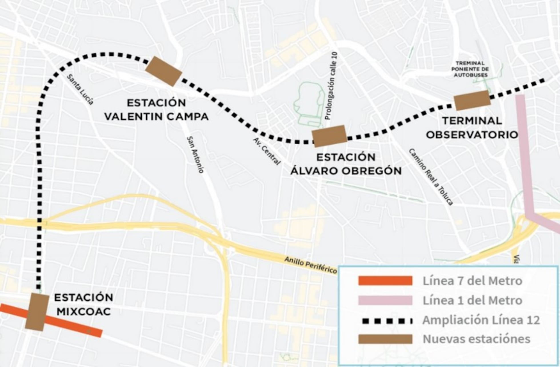 Línea 12 del Metro: fecha de reapertura del tramo elevado y el plan de ...